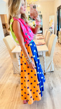 Queen of Sparkle Colorblock Polka Dot Top
