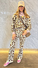 Queen of Sparkle Leopard Sweatshirt