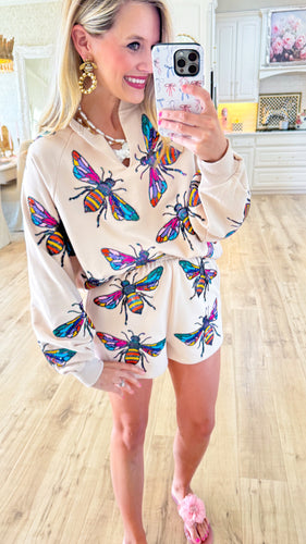 Queen of Sparkle Bee Shorts