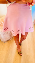 Orchid Floral Eyelet Embroidered Skirt