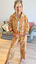 Ivy Jane Peach Rose Bush Barrel Pants