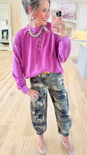Plum Fleece Sweatshirt