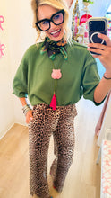 Olive Crew Neck Sweater