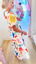 Ivory Multi Bow Print Maxi Dress