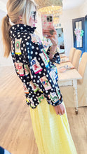Queen of Sparkles Black and White Mahjong Top