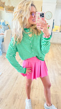 Pink Pleated Skirt