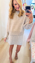 Oatmeal Sweater Skirt Set