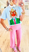Blue Easy Tiger Graphic Tee