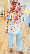 Confetti Garden Button Up Top