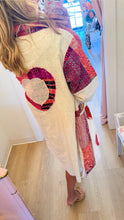 Natural Multi Patchwork Shacket