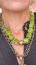 Green Beaded  Necklace