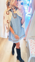 Taupe Rust Horseshoe Cardigan