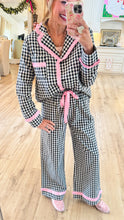 Black Gingham PJ Set