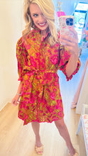 Uncle Frank Brown Floral A-Line Dress