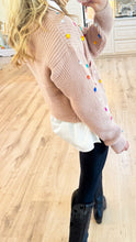 Nude Multi Color Jeweled Sweater