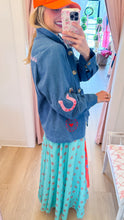 Denim Western Embroidered Jacket