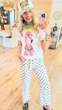 Flamingo Jeweled Collar Tee