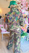 Camo Floral Sequin Twill Jacket