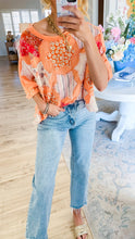 Apricot Star Patchwork Top