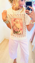 Pearl Floral Santa Tee
