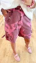 Pink Army Camo Cargo Shorts