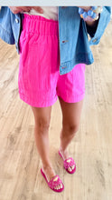 Hot Pink High Waist Shorts