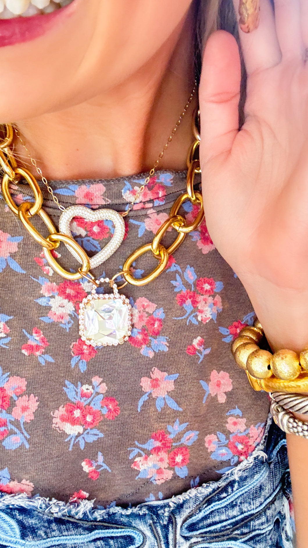 Heart Outline Necklace