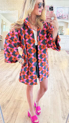 Ivy Jane Flower Puff Jacket