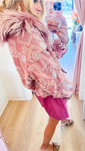 Dusty Pink Sequin Detail Jacket