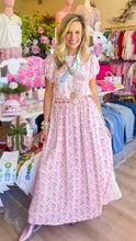 Pink Dainty Floral Skirt Set