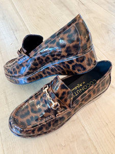 Kimbra Brown Leopard Platforms