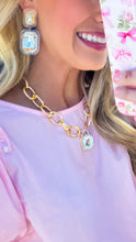 Crystal Glamour Chunky Gold Necklace