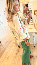 Queen of Sparkle Multi Color Skelton Button Up Top