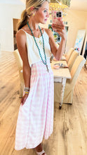 Baby Pink Gingham Maxi Skirt