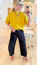 Mustard Yellow Crew Neck Sweater