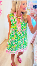 THML Green Floral Sleeveless Dress