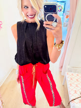 Black Pleated Balloon Top