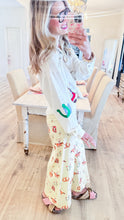 Honey Mix Western Wide Leg Pants