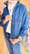 Ivy Jane USA Embroidered Bomber Jacket