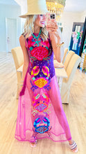 Queen of Sparkle Multi Crab Coverup