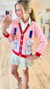 Pink Champagne Cardigan