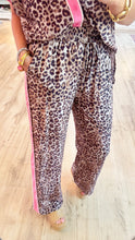 Pink Leopard Print Pant Set