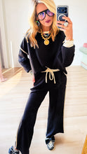 Black Contrast Trim Scuba Set