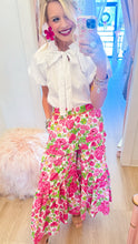 Off White Neck Tie Top