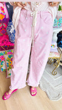 Polka Dot Ruffle Hem Barrel Pant