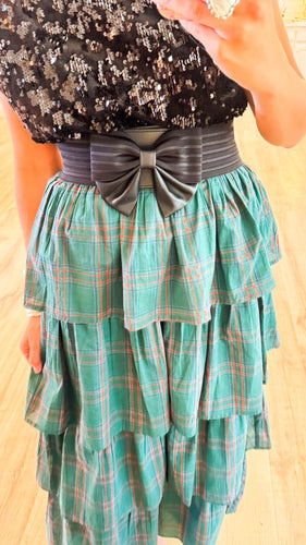 Black Bow Belt