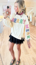 Cream Merry Merry Merry Sweatshirt
