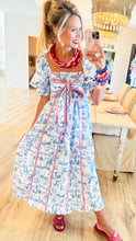Patriotic Toile Midi Dress