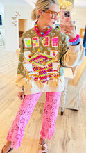 Queen of Sparkle Mahjong Table & Chairs Sweater