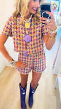 Buddy Love Colorful Tweed Short Set